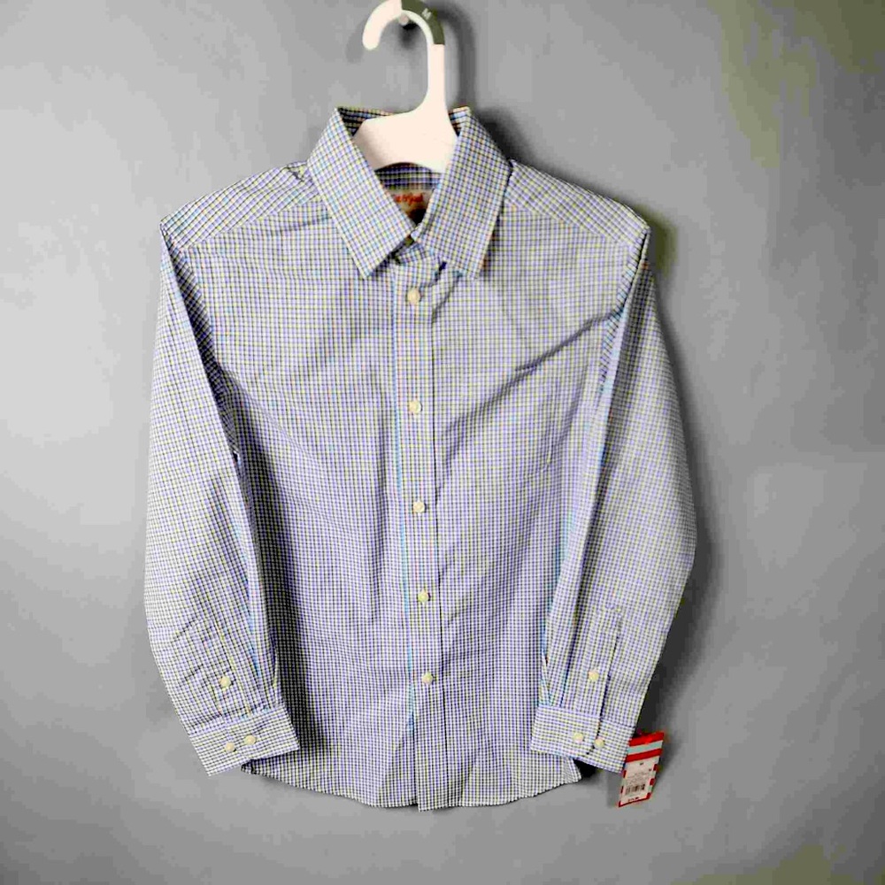 Cat & jack boys dress shirt (bottom up) size m(8-10)